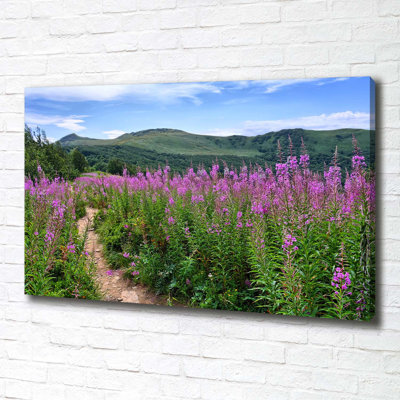 Green Hills - Wrapped Canvas Print