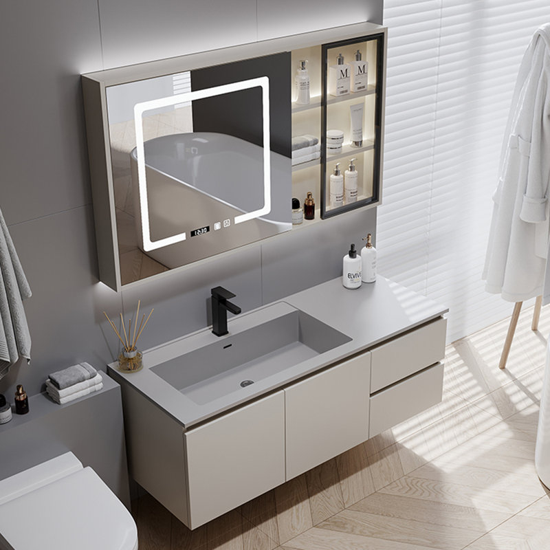 Light luxury style simple bathroom cabinet