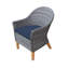 Vienna Wicker Outdoor Dining Armchair-1880251509-1889086308