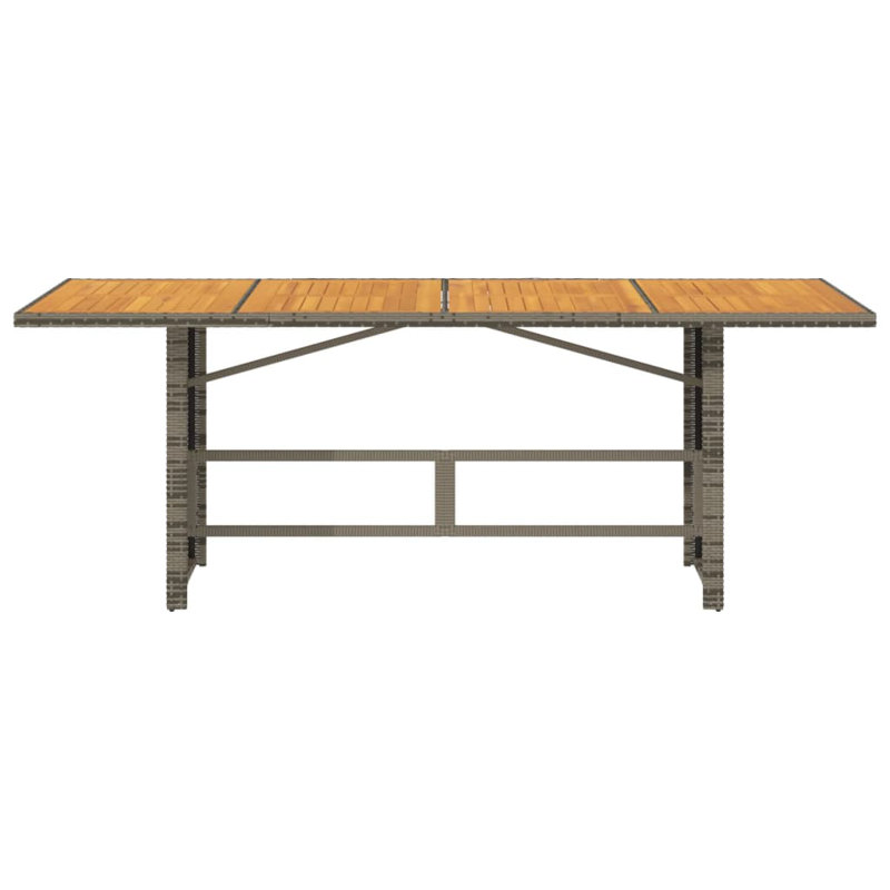 Battistini Rectangular Outdoor Dining Table , 190cm cm W 80cm cm D, Grey