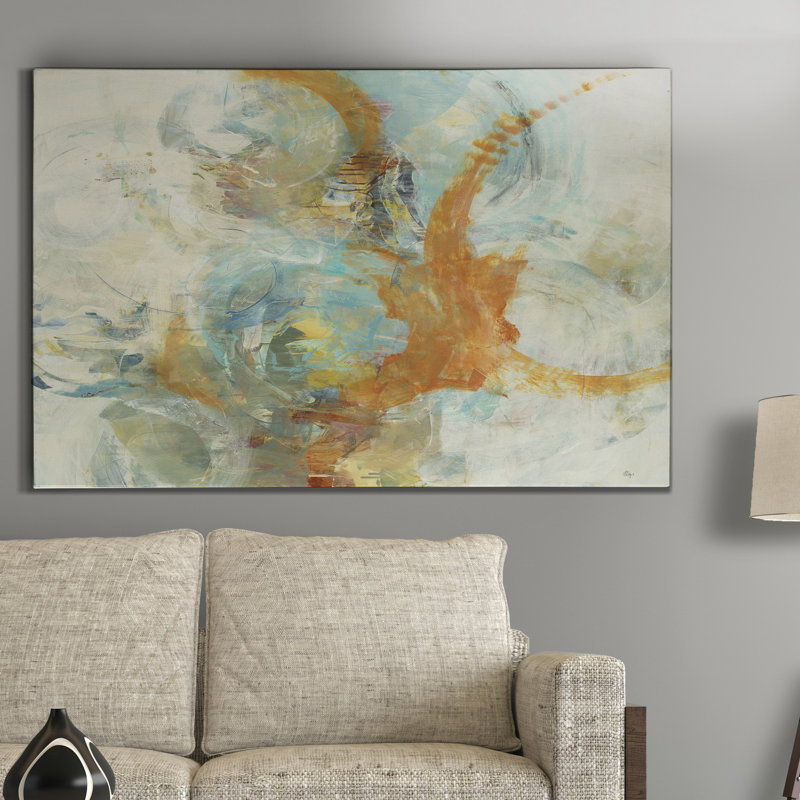 « hula cerceaus iii », peinture sur toile tendue, H 18 po x l 12 po x P 1 po