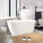 59'' x 31.1'' Soaking Acrylic Bathtub