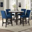 Ebeling Round Faux Marble Top Dining Table
