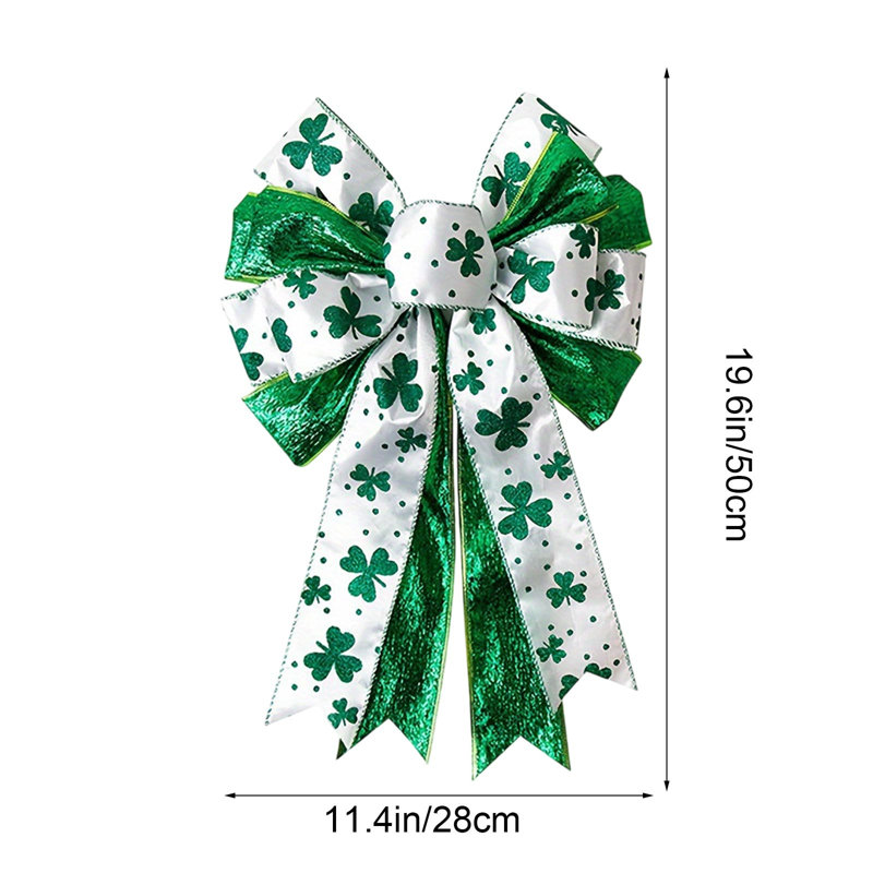 Luminaire suspendu vert avec nœud papillon vert