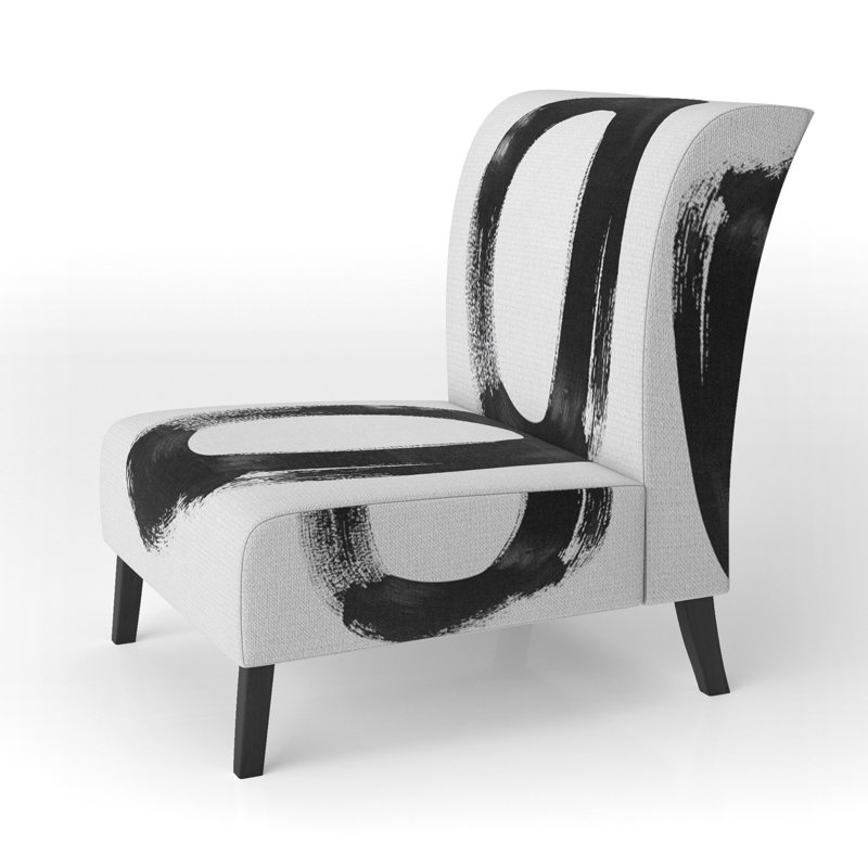 Fauteuil de chambre Abstract I Minimalisme, Slipper Armless
