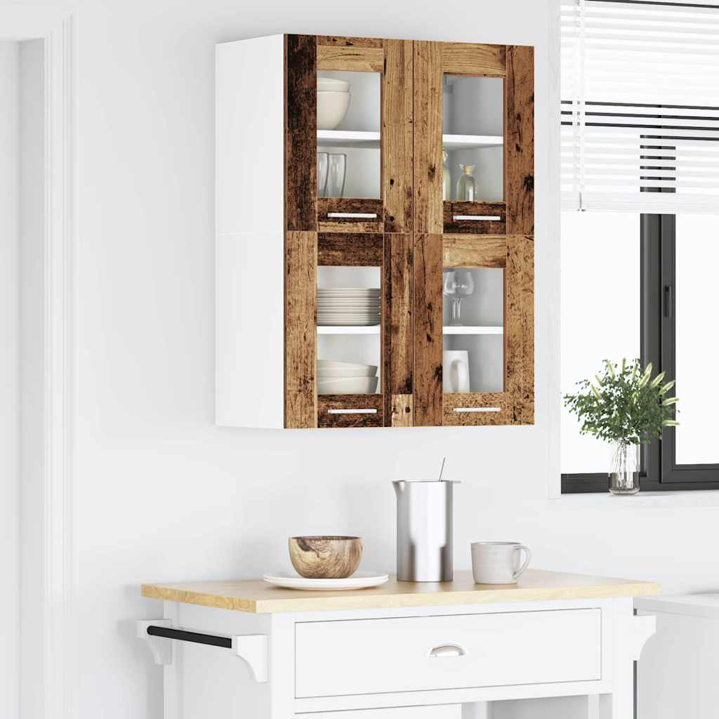 Vidaxl Hanging Cabinet Riga 2 Pcs Artisan Oak 60 X 31 X 40 Cm