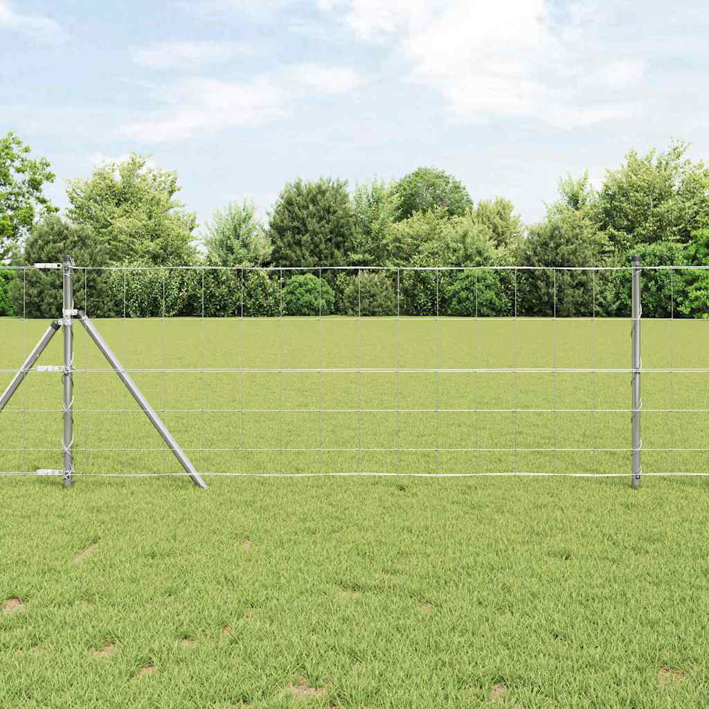 Vidaxl Field Fence Galvanised Steel