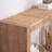 69" Console Table With Hand-Woven Straw