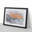 Snowy Mountain Under the Sun in Abstract - Picture Frame Graphic Art Print-55725722-55725723
