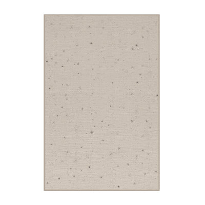 Machine Washable Aguayo July 4Th Modern & Contemporary Abstract Rug in Beige – Beige Binding