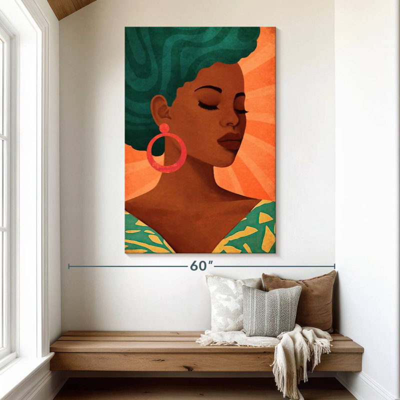 Beauté chic latina, H 51 po x l 34 po
