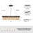 Anacelia 10-Light Crystal Rectangle Chandelier-828284926-824478033