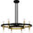 Albee 6-Light Matte Black Chandelier