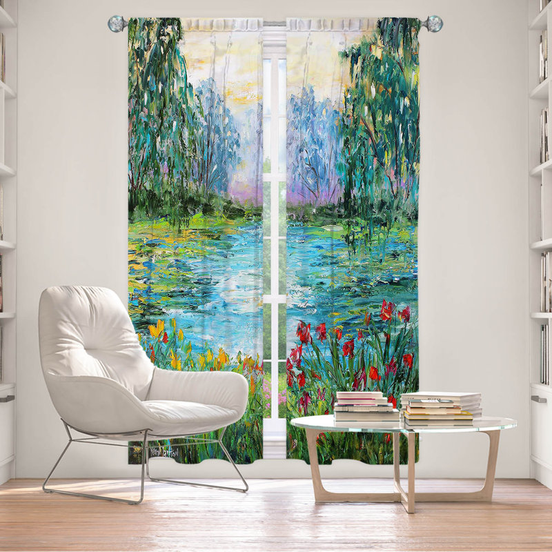 Ensemble de rideaux en polyester 2 pièces, L 20 po x L 52 po