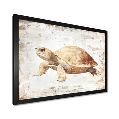 Tortue Portrait In The Sun II - Tortue, reproduction d'art murale