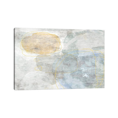 Flaxen Prairie 1 Piece Wrapped Canvas Painting