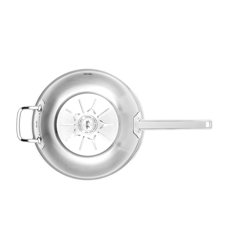 Original-Profi Collection® Stainless Steel Wok With Lid, 12-Inch