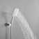 Single Handle 2-Spray Of Rain Shower Head System Shower Faucet 2.5 GPM With High Pressure In Matte Black (Valve Included)