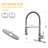 Pull Down Commercial Style Pull-Down Single Handle Kitchen Faucet-81671890