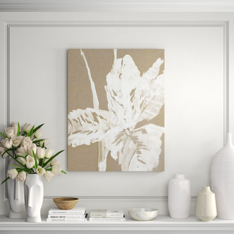 Plant Study VI Painting by Fern Cassidy, Knife Gel, 38" H x 30" W