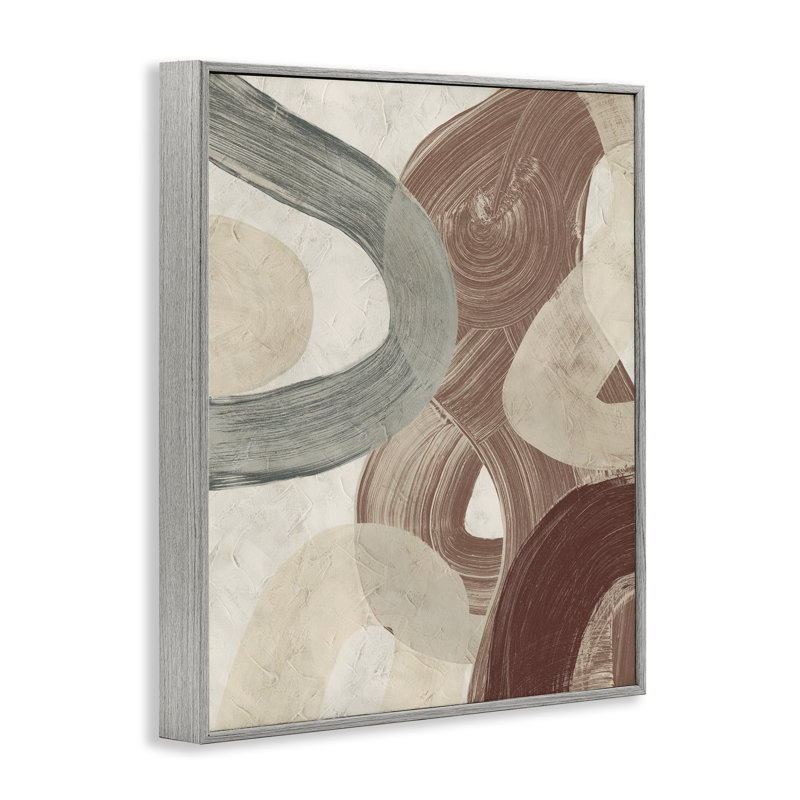 «Abstract Southwestern Neutrals», art de la giclée encadrée par June Erica Vess, Estampe numérique Farmhouse