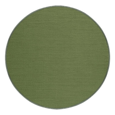 Machine Washable Solid Green Area Rug