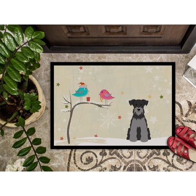 Faustena Non-Slip Christmas Outdoor Doormat