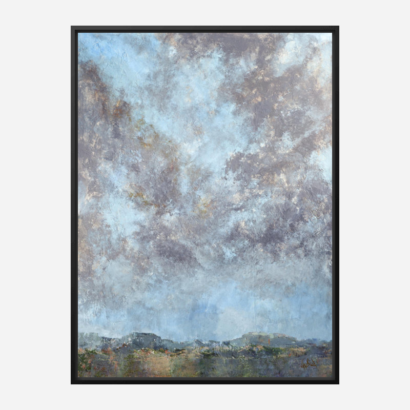 Grand ciel - reproduction d'art sur toile, Black Framed Canvas, H 25,5 po x l 21,5 po x P 1,75 po