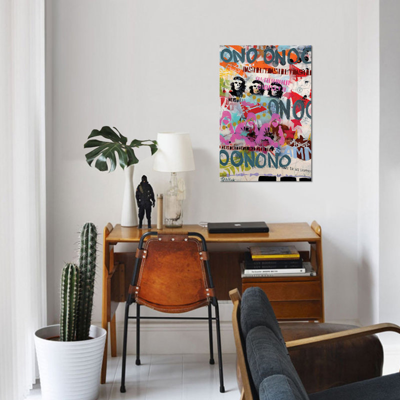 «On» par Sean Punk, impression sur toile, H 40 po x l 26 po x P 1,5 po, Toile tendue, Pas de tapis