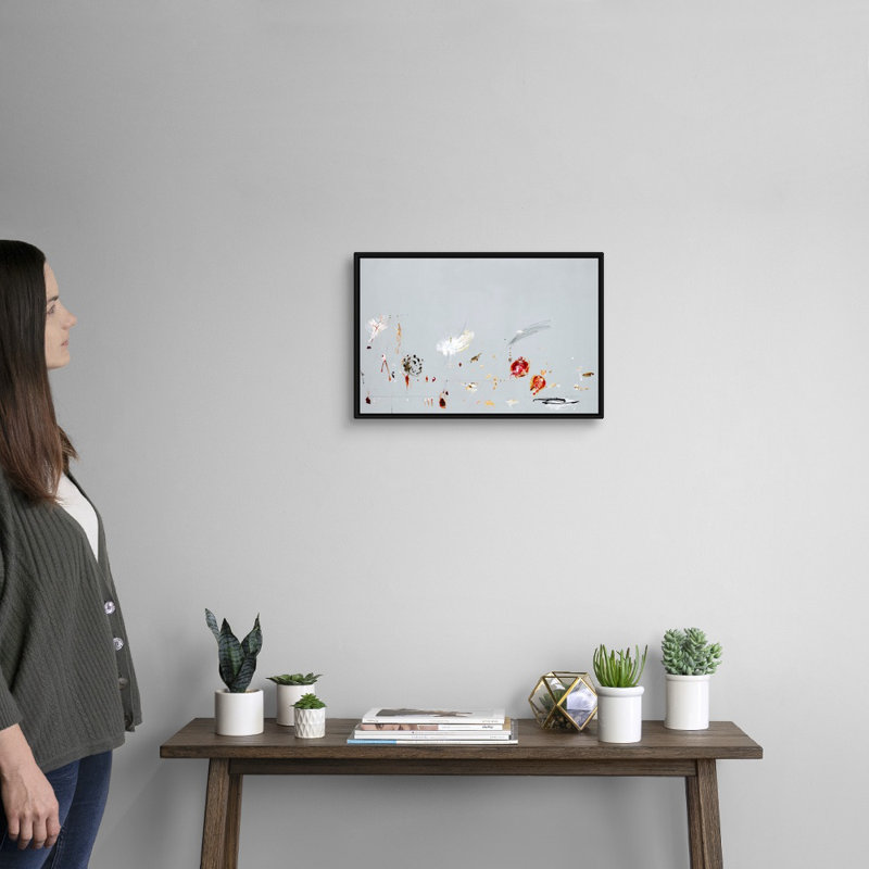 «Roam» par Joshua Schicker, reproduction d'art sur toile, H 14 po x l 20 po x P 1,75 po, Cadre flottant noir