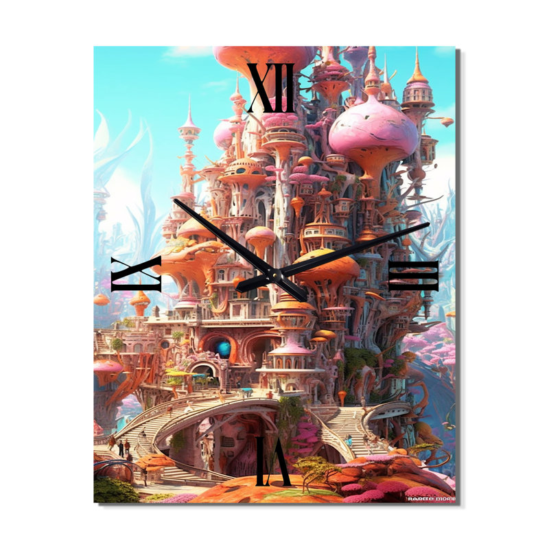 Horloge murale rétro Mid-Century, Très grand