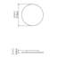 Clean 1 - Light LED Flush Mounted Sconce-69151845-99924943