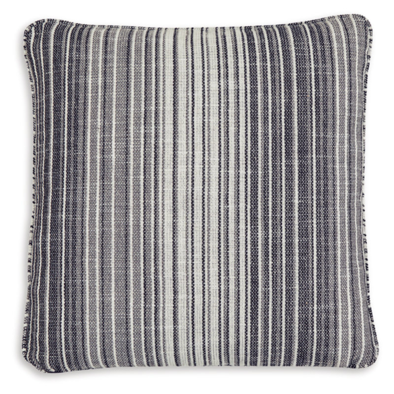 22" Square Beige Polyester Accent Pillow