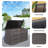 Large Outdoor Wicker Storage Box – Frame, Waterproof Liner, Dual Gas Lifts-115593835-115593830
