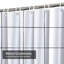 Black Check Square Plaid White Shower Curtain with 12 Hooks-127352785