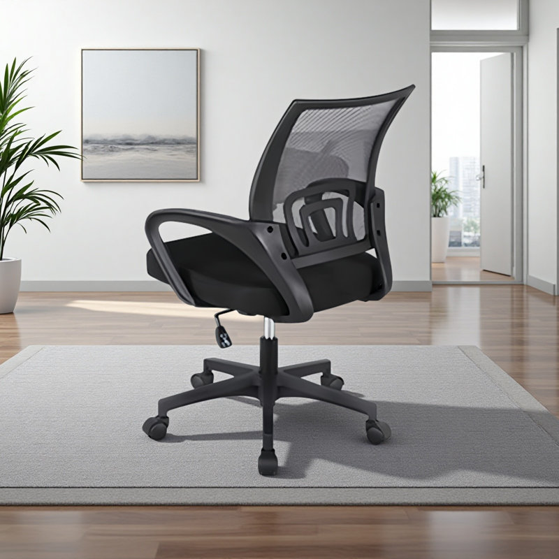 Ergonomic mesh commercial office chair, adjustable