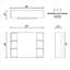 Armoire de salle de bain murale avec miroir, 2 portes en miroir, tablette réglable et compartiment ouvert, charnières à fermeture en douceur, certifié ETL, blanc