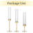 Brass Candlestick Holders Set Of 3
