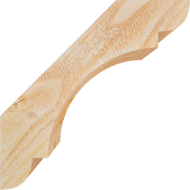 Attelle de genou olympique, Sapin de Douglas, H 12 po x l 4 po x P 12 po, Sciage brut