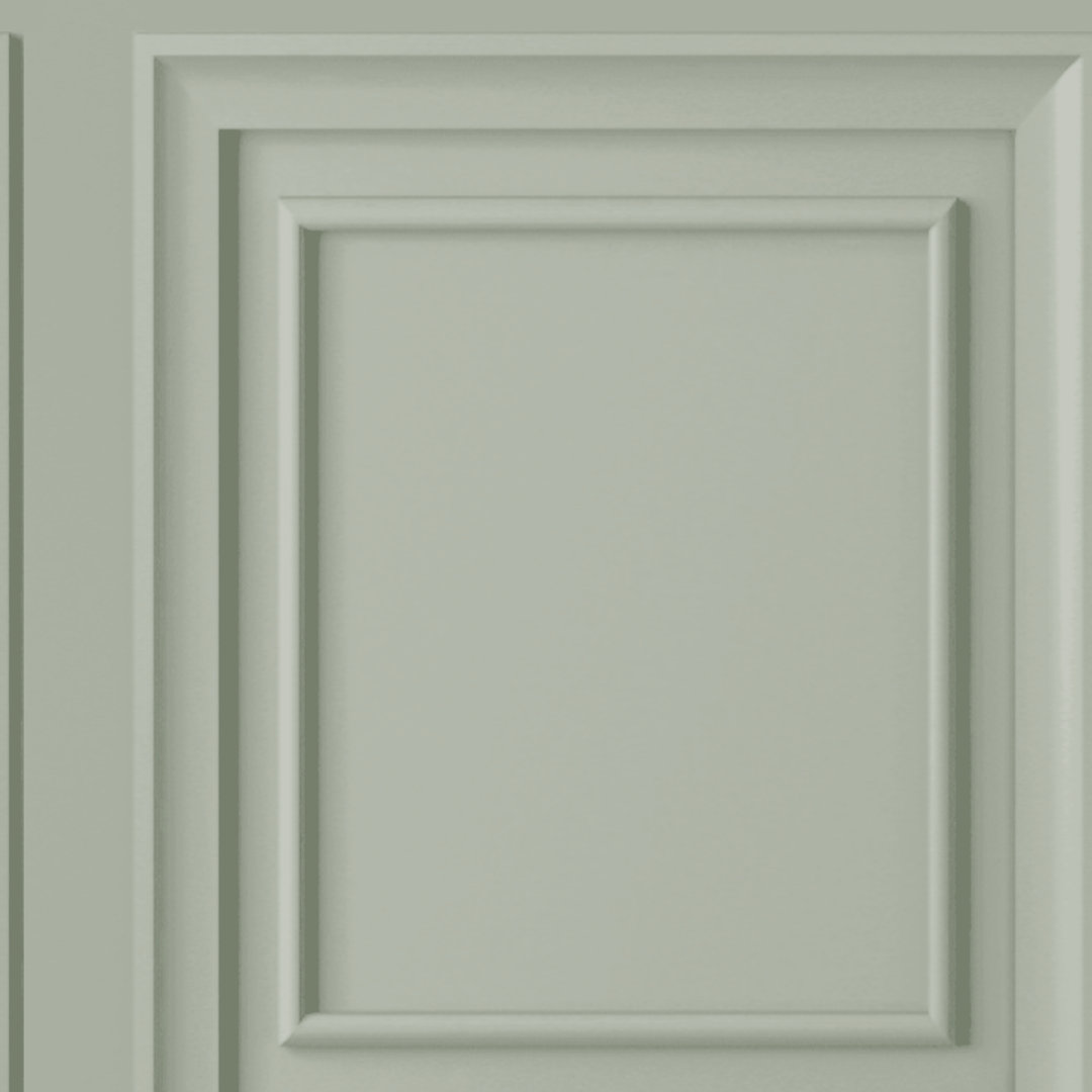 Laura Ashley Redbrook Wood Panel Sage Wallpaper Red Barrel Studio®