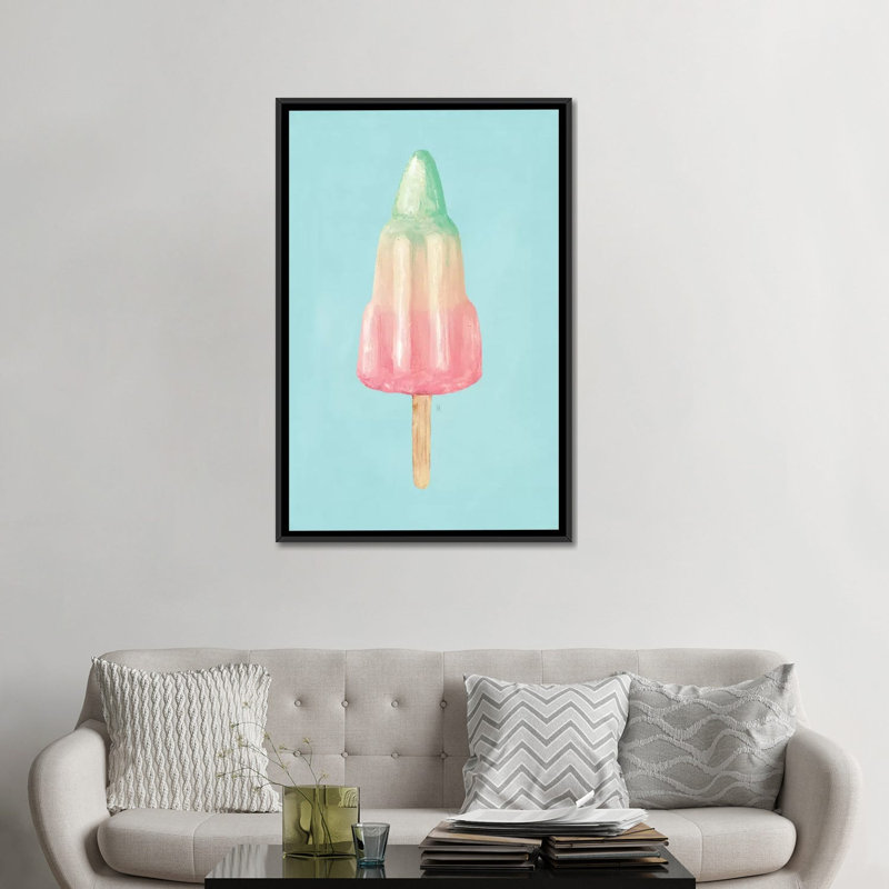 « take off », peinture sur toile tendue, H 26 po x l 18 po x P 1,5 po, Toile avec cadre noir, Pas de tapis