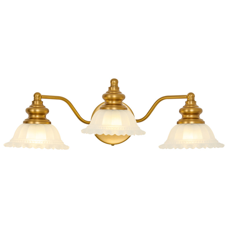 3-light Dimmable Vanity Light, White