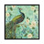Peacock Arbor V, impression sur toile tendue-74876856-74876857-19754584