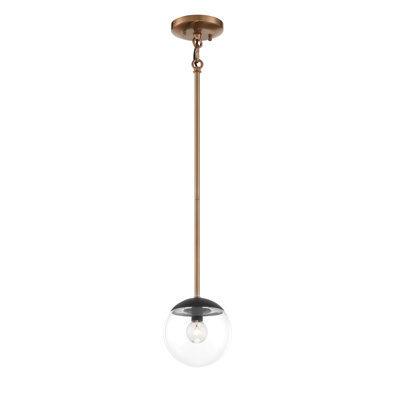 Luminaire sphère suspendu 1 lumières simple Pagedale