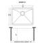 Évier de cuisine encastré en acier inoxydable calibre 16 Ruvati 21 po x 18 po x 12 po Ruvati