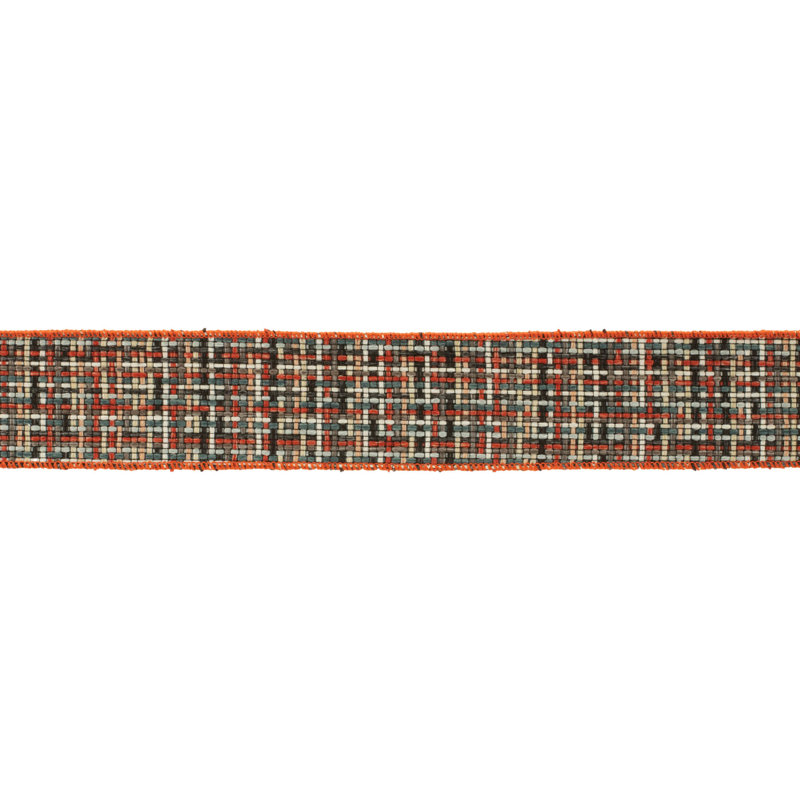 Ruban tissé à carreaux