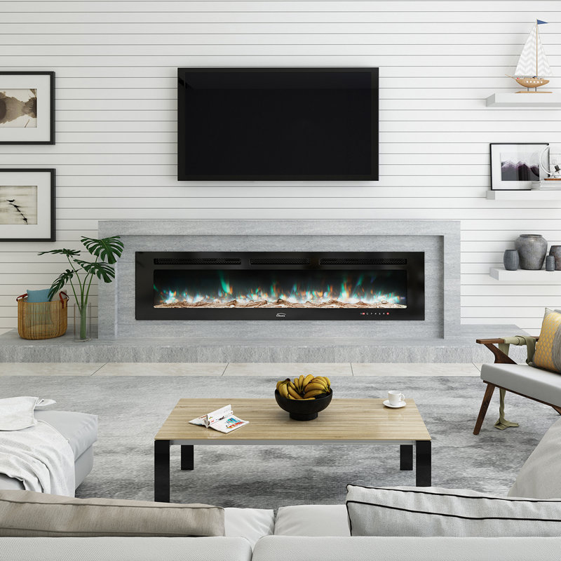 Foyer électrique mural Barnsdale Basics, H 17 po x l 72 po x P 4,1 po
