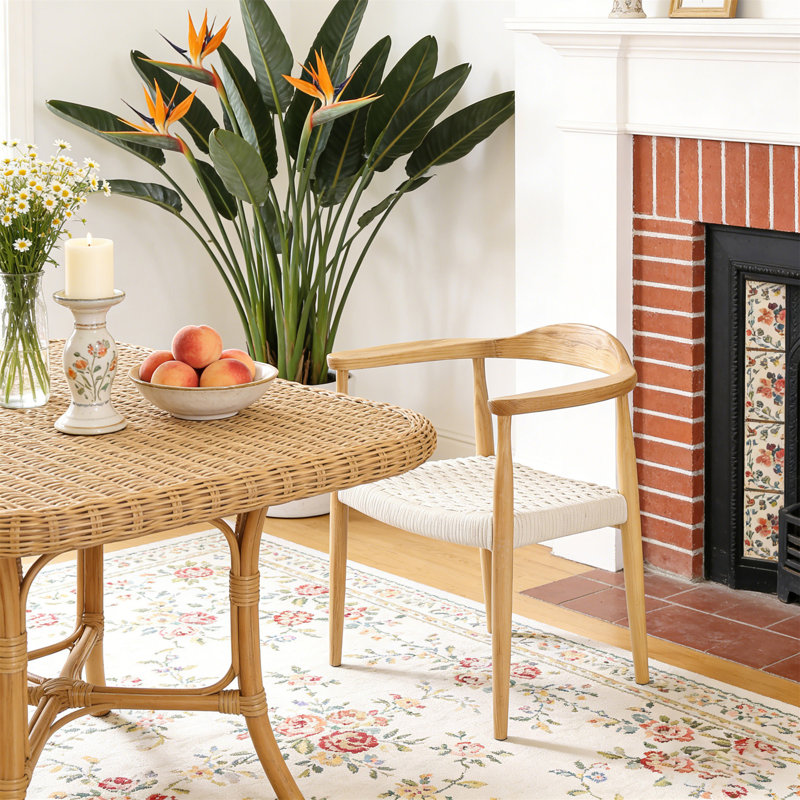 Ensemble de 1 chaise avec accoudoirs (table non incluse)