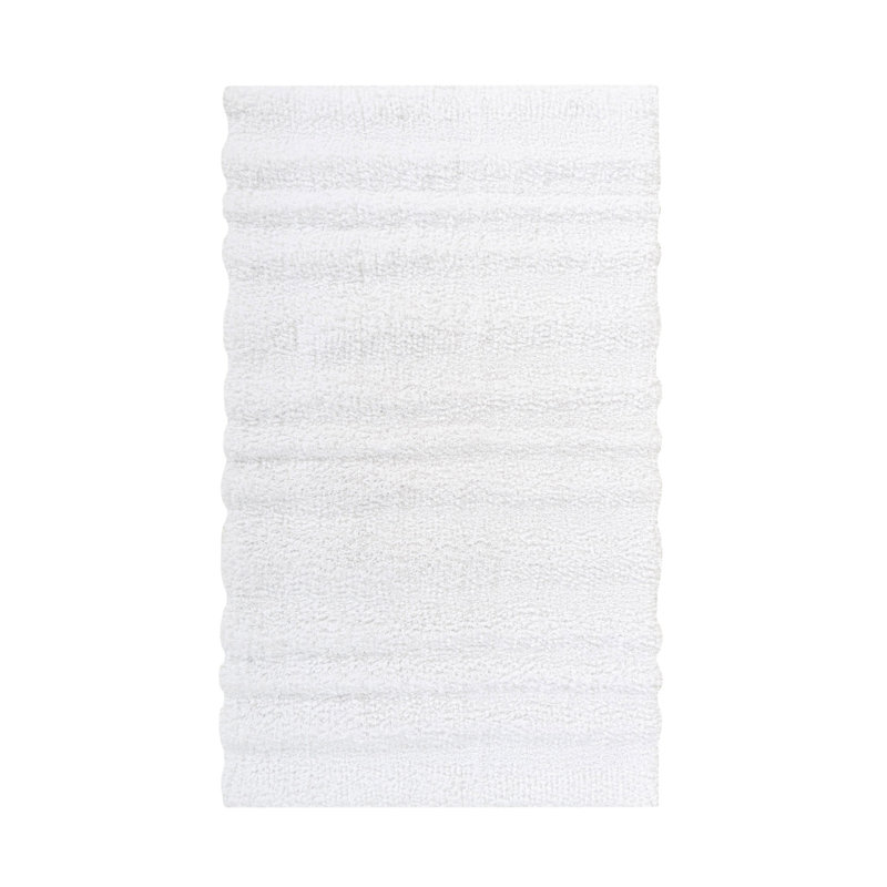 Alentejo Bath Rug, White, 28" W x 47" L