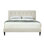 Bed In A Box, , Headboard, Full Sized Upholstered, Off - White
